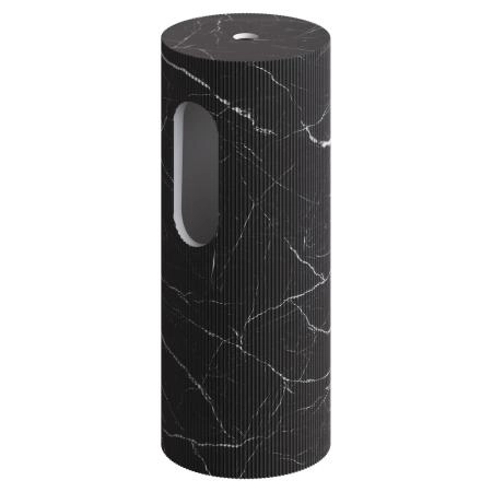 Пьедестал для раковины Boheme рифленый Corian 300*720 Nero Marquina 801-Base-Rib-NM