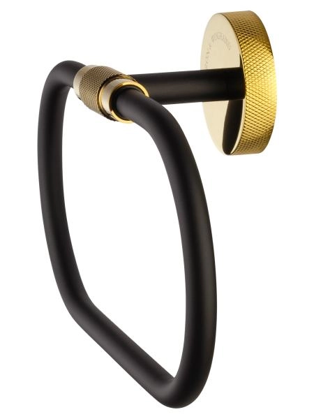 Кольцо для полотенец WONZON & WOGHAND MAJESTIC, Черный/Золото (WW-9213)