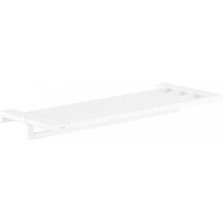 Полка для полотенец Hansgrohe 41751700 AddStoris L=648 мм, металл матовый белый