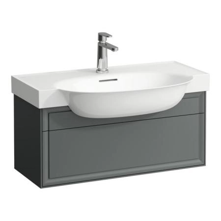 Laufen New Classic Тумба с раковиной, 77.5x31.5x34.5см, 1 ящик, подвесная, цвет: серый