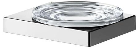 Мыльница KEUCO Edition 90 Square 19155019000 Прозрачный/хром