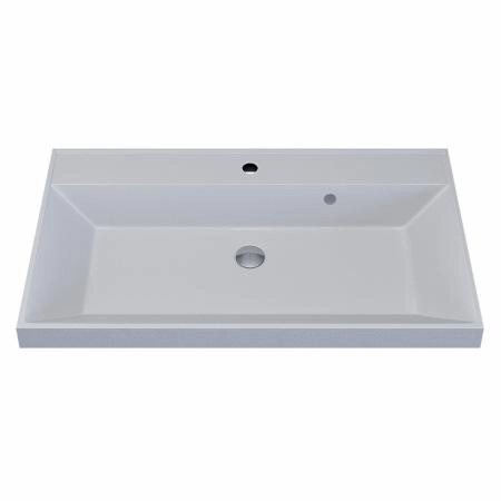 Раковина кварцевая Uperwood Classic Quartz 80 см, белая матовая, жасмин