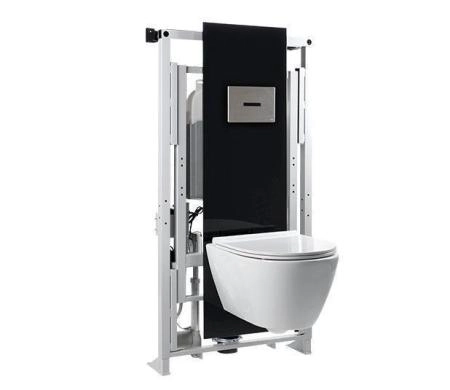 Панель стеклянная для инсталляции OLI Easy Move 601833 черный