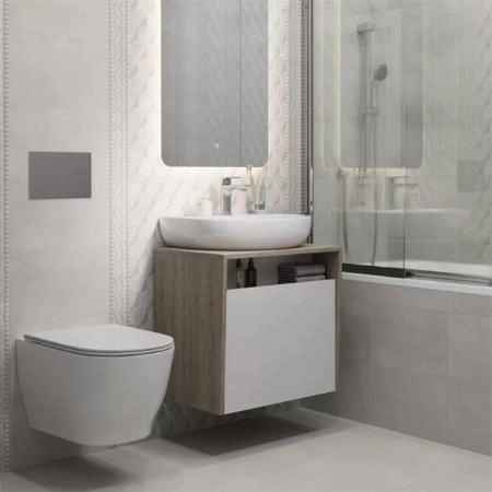 Унитаз Kerama Marazzi MODULA МОДУЛА MO.wc.02 подвесной безободковый с крепежом, белый глянцевый