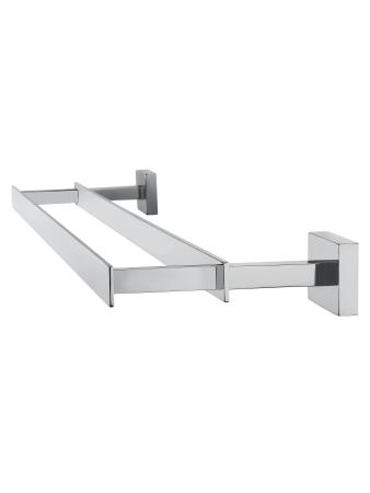 Полотенцедержатель двойной WONZON & WOGHAND FLAT, Хром (WW-9711-60CM)