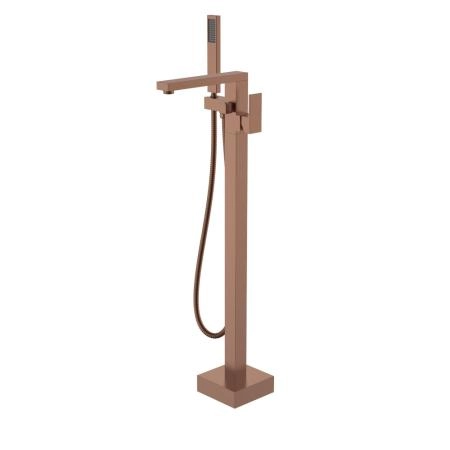 Смеситель напольный Boheme QUBIC Brushed Bronze 479-BRB