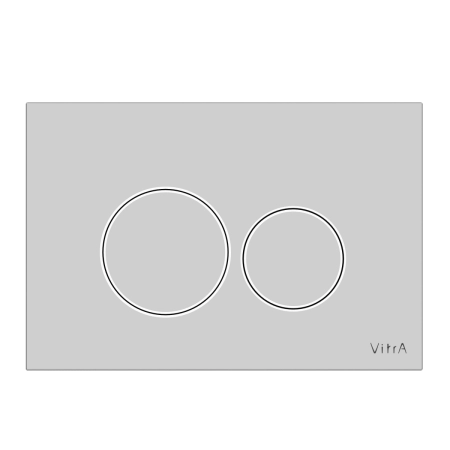 Кнопка смыва для инсталляции VitrA Origin  740-2480 глянцевая хром двойный смыв