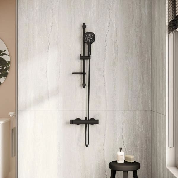 Смеситель VitrA Origin  A4261936WTC настенный однорычажный матовый черный латунь