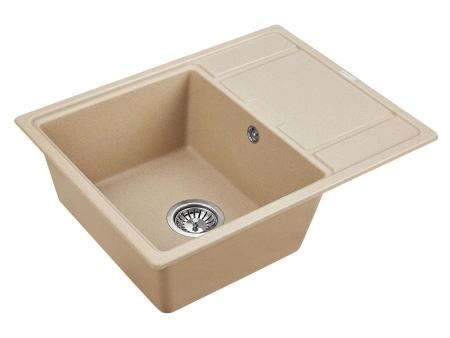 Мойка для кухни Paulmark WEIMAR, PM216550-QU, кварц, 650х500 мм