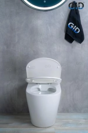 Унитаз Gid TRS-269 56 см приставной безободковый микролифт белый