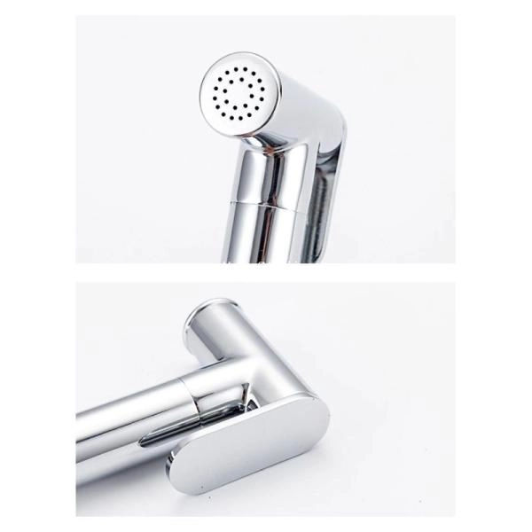 Гигиенический  душ Gappo G7296 c бумагодержателем, хром белый