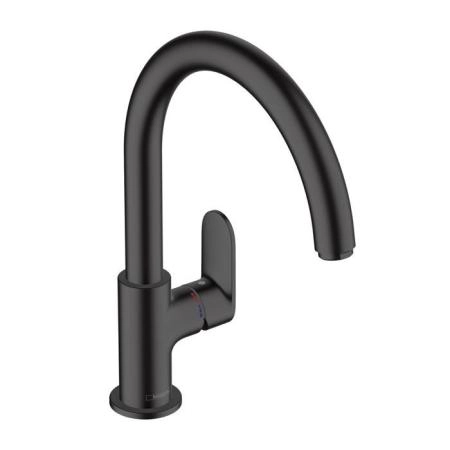 Hansgrohe Vernis Blend M35 Смеситель для раковины, однорычажный, излив 260 мм, цвет: матовый черный