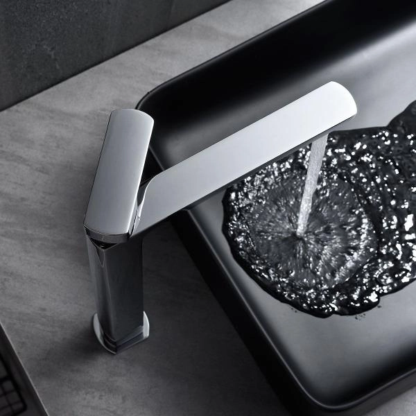 Смеситель высокий для раковины Vincea Next VBF-1N2CH однорычажный, хром