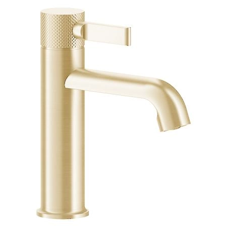 Gessi Inciso Смеситель однорычажный с донным клапаном на 1 1/4", соединительные шланги на 3/8". цвет: золото