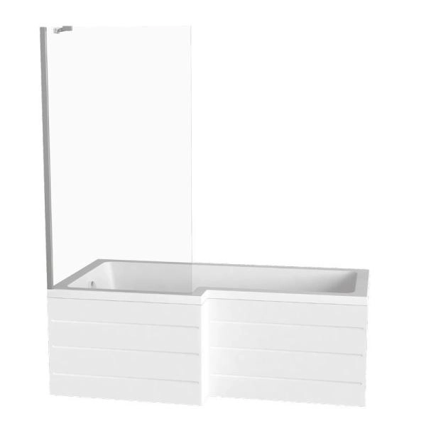 Шторка для ванны GOOD DOOR SCREEN BS-90-C-CH неподвижная, 5 мм 90 прозрачное