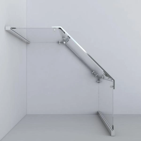 Душевой уголок Vincea Stresa VSP-1S100CLG, 1000*1000, брашированное золото, стекло прозрачное