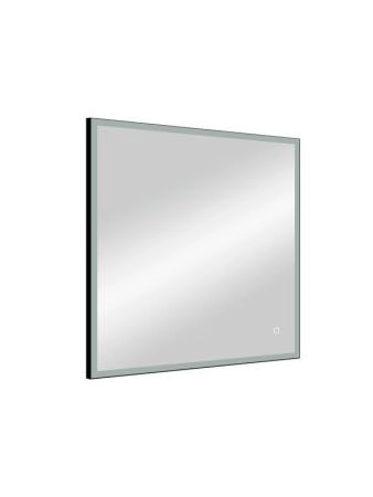 Зеркало Континент Solid Black standart 800x800 ЗЛП1608 с подсветкой