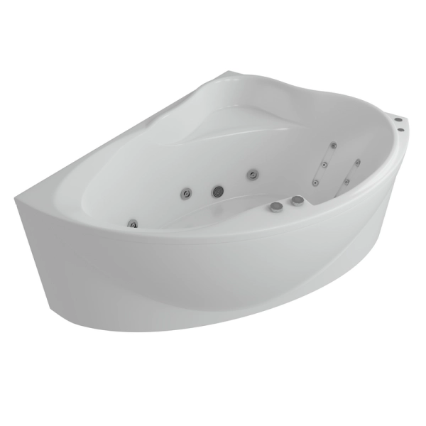 Ванна АКВАТЕК Альтаир 160х120 НМ (пневматика) правая