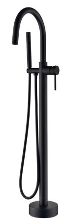 Смеситель напольный Boheme Uno BLACK 469-B