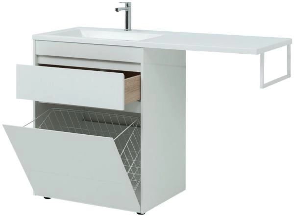 Тумба под раковину Aquanet Токио 68 белый (напольная, 1 ящик)