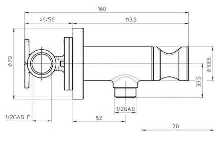 Гигиенический душ Bossini Paloma Brass E37007B.030 со смесителем, хром