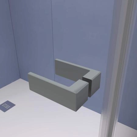 Душевой уголок RGW SV-040Gr Stilvoll 100x80 Серый прозрачное