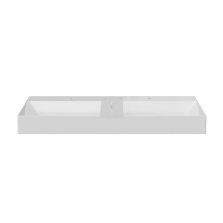 Раковина Kerama Marazzi GRANDE ГРАНДЕ GR.wb.120.2 мебельная\подвесная 120, белая глянцевая, два отверстия под смеситель