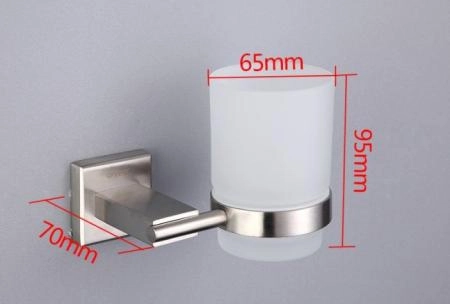 Стакан для зубных щеток Gappo G1706 с держателем. сатин