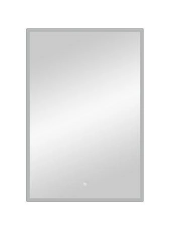 Зеркало Континент Frame black standart 700x1000 ЗЛП2616 с подсветкой