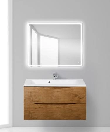 Тумба под раковину Belbagno MARINO Nero Lucido подвесная 1000x445x500 MARINO-1000-2C-SO-NL-P