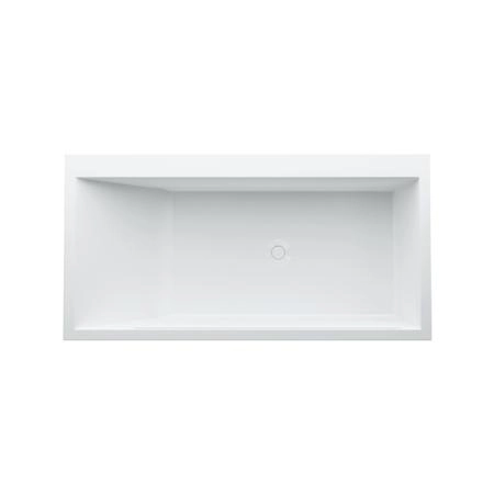 Laufen Kartell Ванна 1750x750x540мм, свободностоящая, с слив-переливом с подсветкой, сисит. подъема, материал: композит, цвет: белый