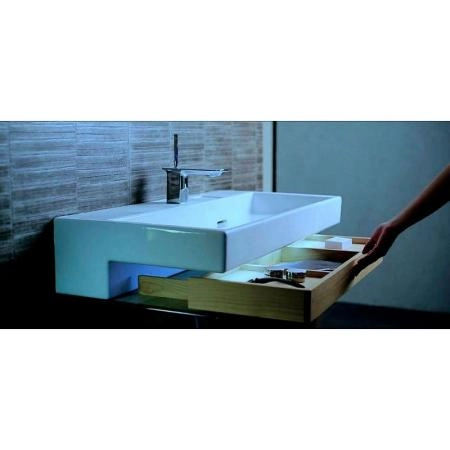 Тумба под раковину Jacob Delafon TERRACE EB1186-274 80 см цвет черный