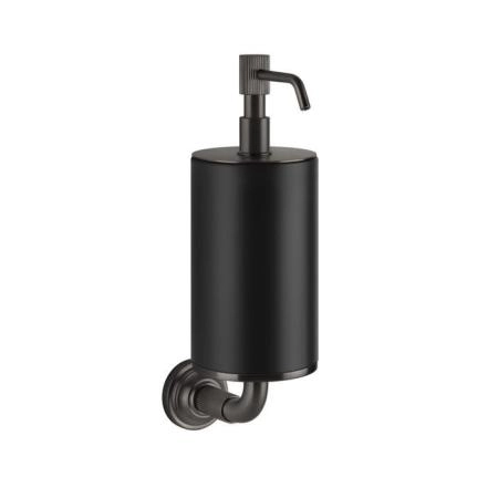 Gessi Venti20 Дозатор для жидкого мыла подвесной, цвет: черный, фурнитура Black Metal Brushed PVD
