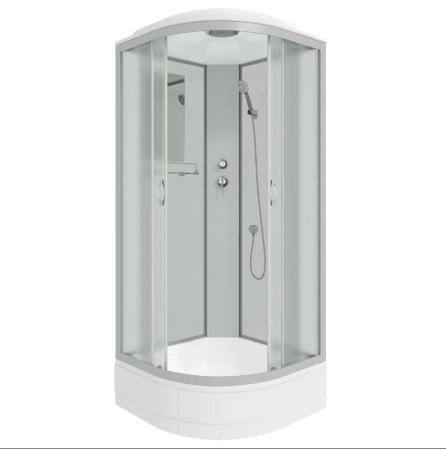 Душевая кабина Niagara Classic NG-3301-14 (900х900х2150) низкий поддон(26см) стекло МАТОВОЕ