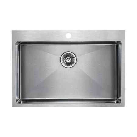 Кухонная мойка Paulmark SAAR PM807551-BS 750х510мм брашированная нерж. сталь