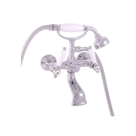 Смеситель Rav Slezak MORAVA RETRO MK559.5/2 для ванны, цвет Хром с верхним душем