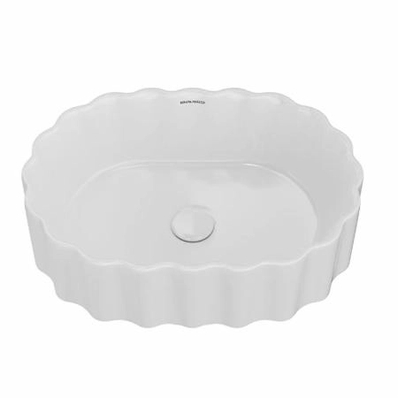 Раковина Kerama Marazzi CONCHIGLIA КОНКИЛЬЯ CC.wb.50\WHT накладная 50, белая глянцевая