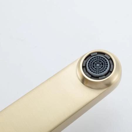 Смеситель GAPPO G1010-23 для раковины высокий, золотой сатин