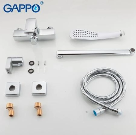 Смеситель Gappo G2250-8 для ванны длинный излив хром