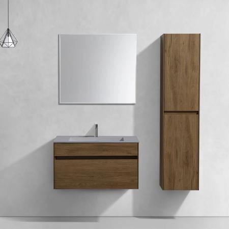 Тумба под раковину Vincea Chiara 800 подвесная, 1 ящик soft-close, цвет T.Oak