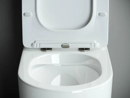 Напольный пристенный унитаз Metropol Rimless