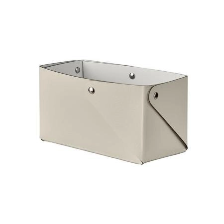 Colombo Adj Коробочка MIU, 7x14H8 см , цвет: панна котта/белый