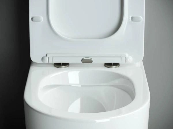 Напольный пристенный унитаз Metropol Rimless