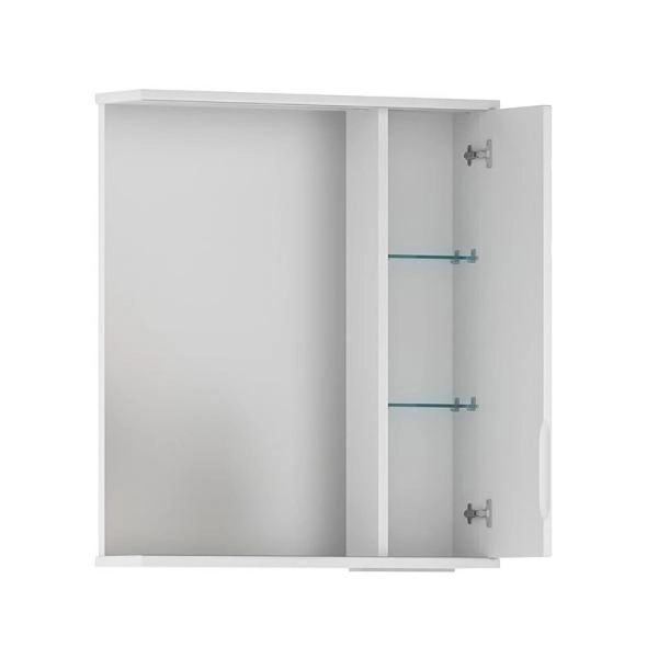 Зеркало-шкаф Volna Adel 60 правый белый глянец