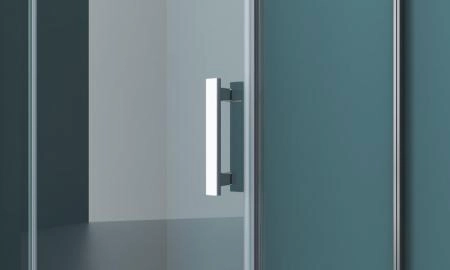 Душевой уголок BelBagno KRAFT 100x100 прозрачное стекло 6 мм профиль хром KRAFT-A-12-100-C-Cr-L