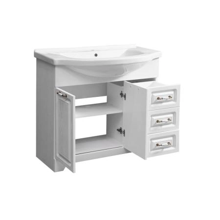 Тумба под умывальник Stella Polar Кармела 90, ольха белая, Эльбрус 90