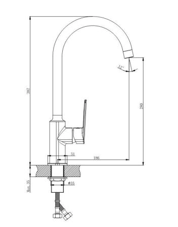 Смеситель Koller Pool STYLE для кухни
