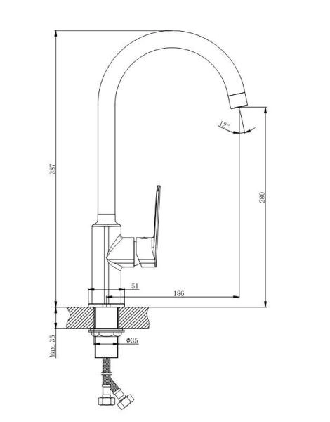 Смеситель Koller Pool STYLE для кухни