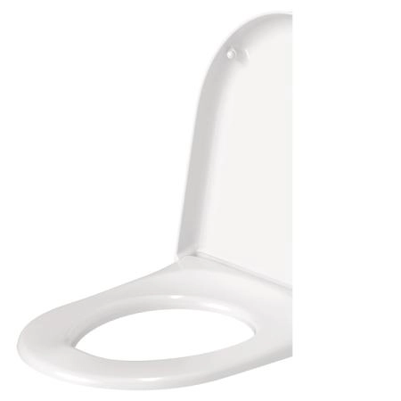Duravit Starck 3 Сиденье для унитаза с микролифтом (Soft Close), цвет: белый/нержавеющая сталь