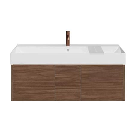 Тумба Kerama Marazzi GRANDE ГРАНДЕ GR.120.3\SNUT подвесная 120, 3 ящика, структурированный орех